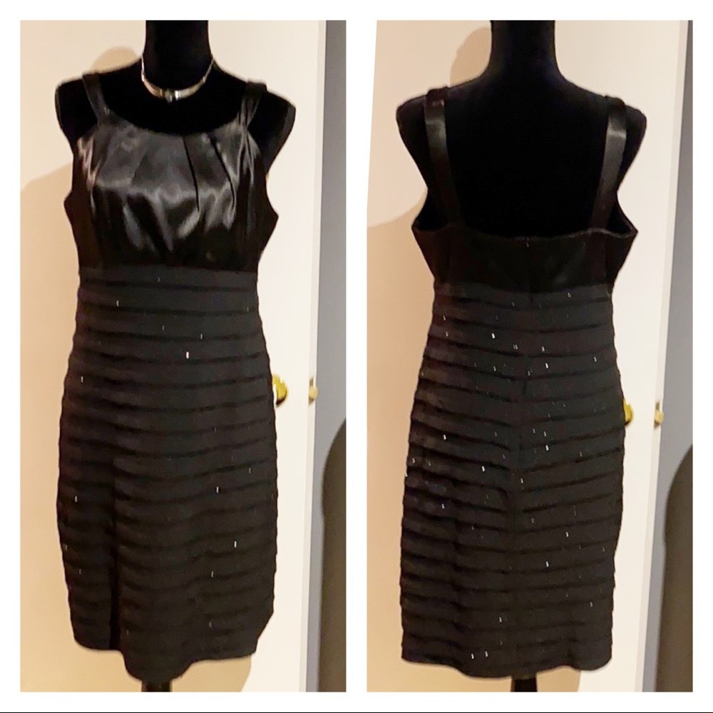 🍒 Black Satin Dress !!!